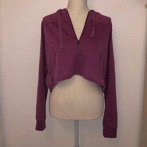 Asymmetrical Cropped Hoodie